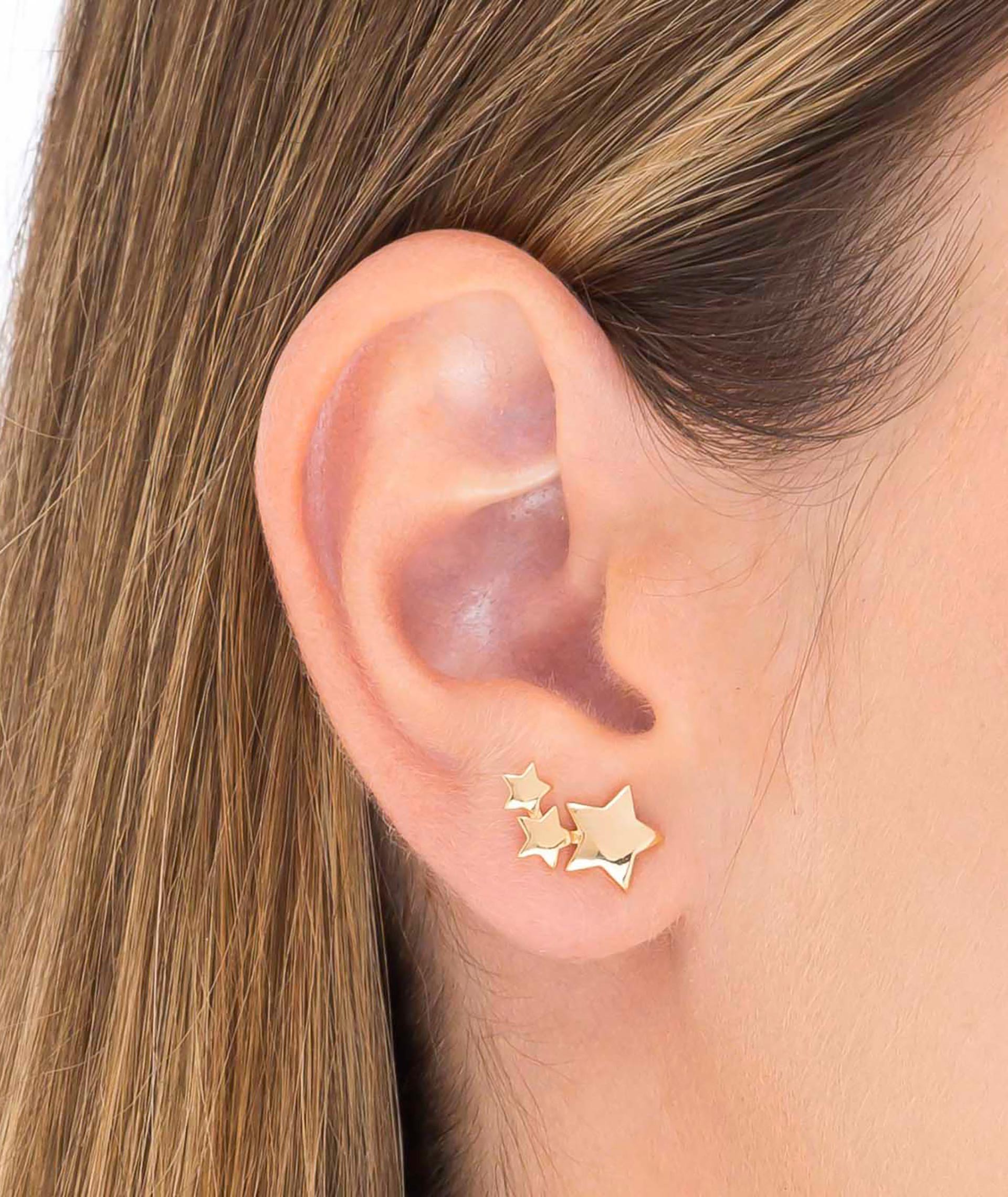 Earrings Three Star
