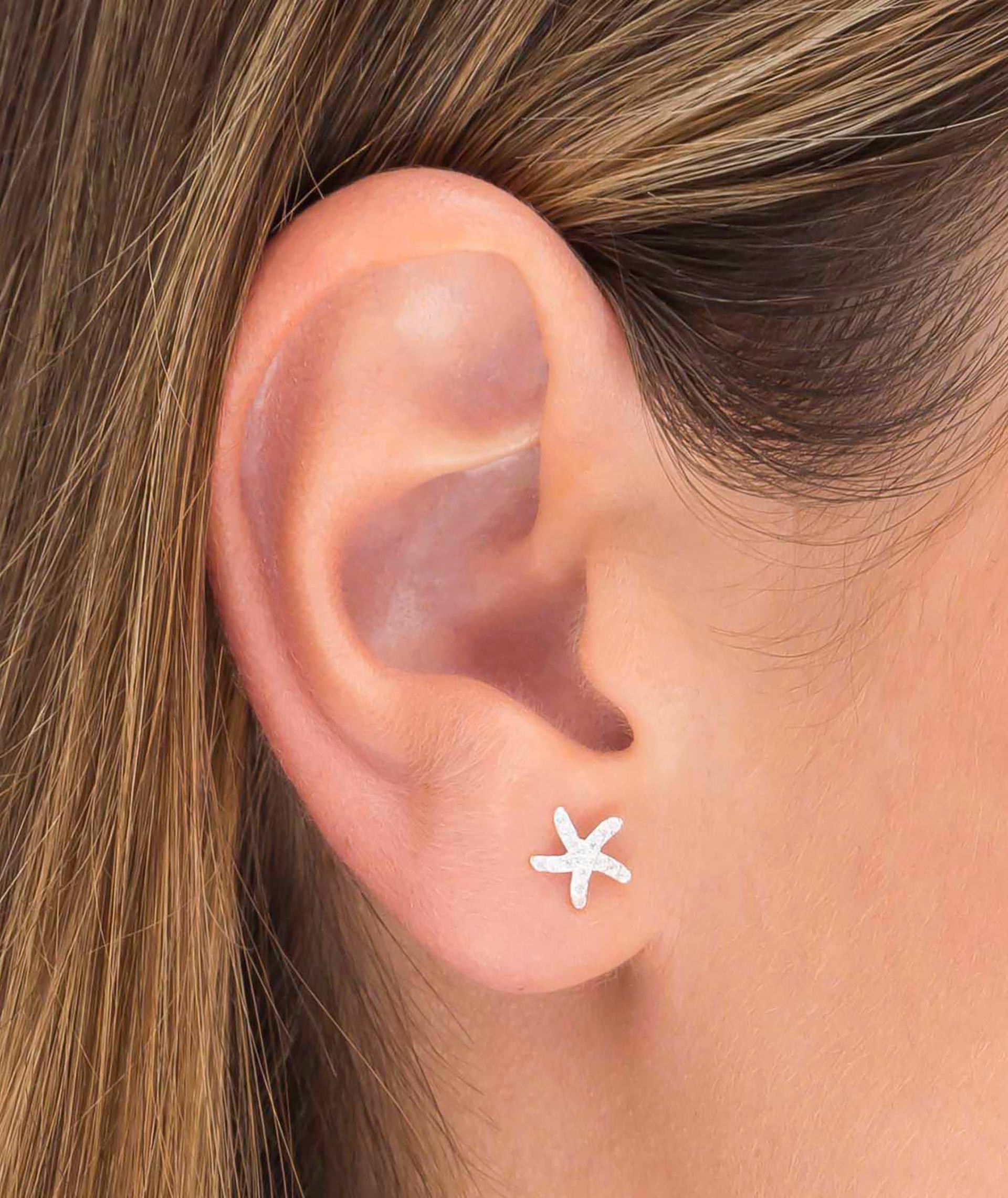 Individual Earring Star Zircon