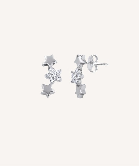 Earrings Stars Zirconias