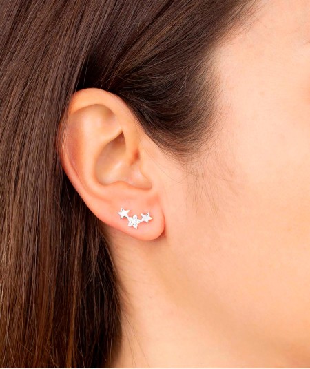 Earrings Stars Zirconias