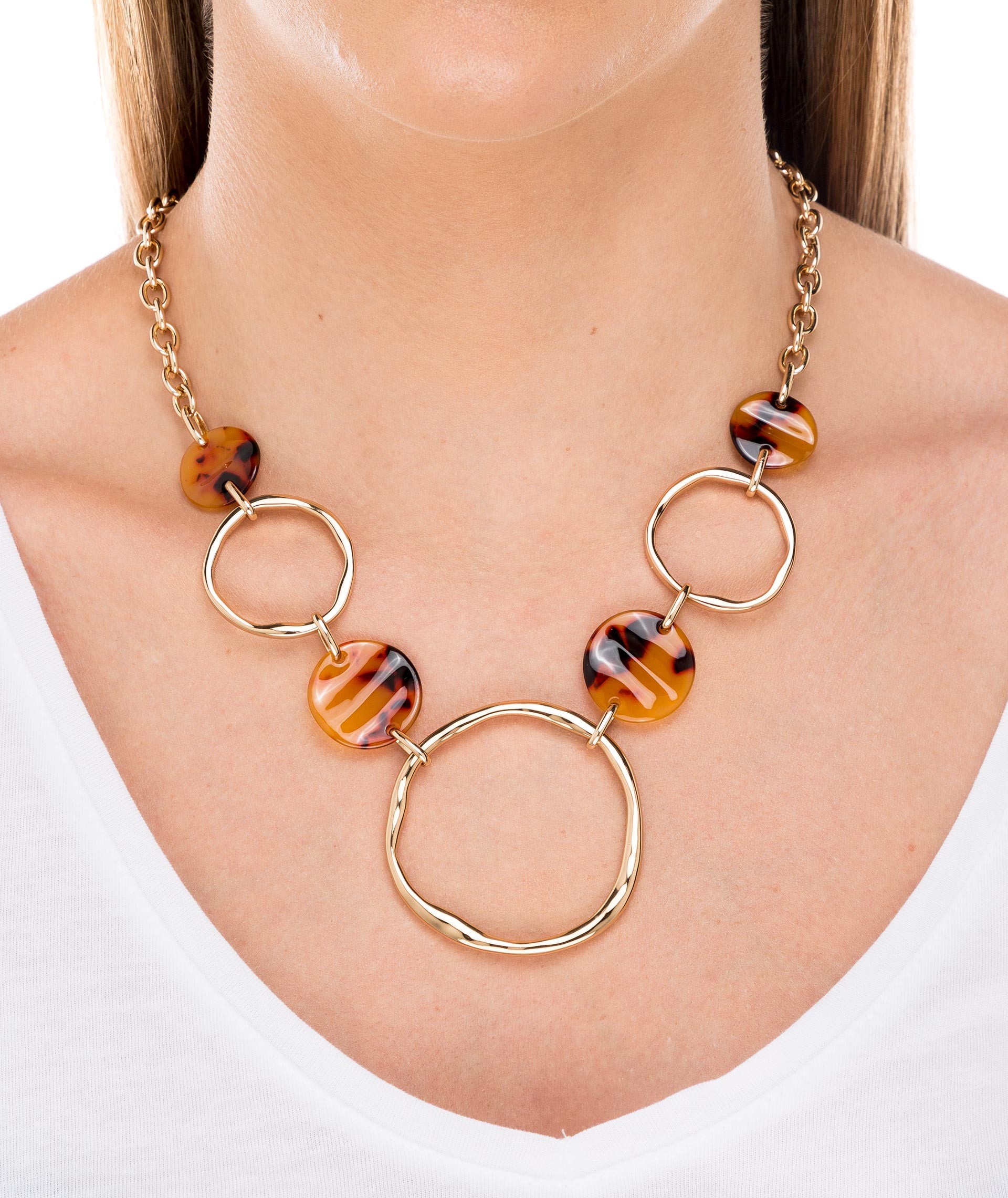 Necklace Hoops Acetate