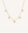Necklace Star Heart