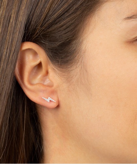Individual Earring Ray Zirconia