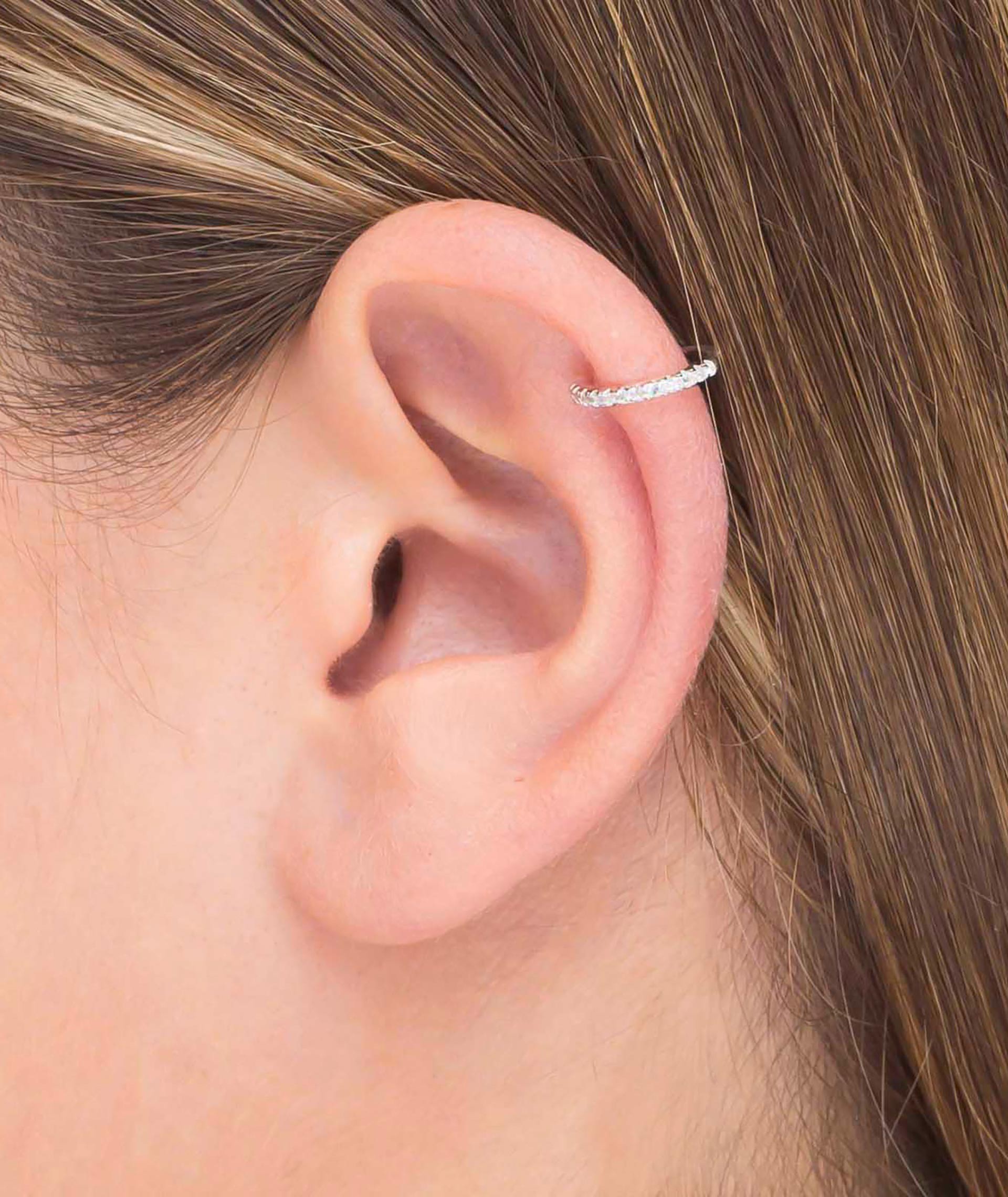 Earring Ear Cuff Zirconia