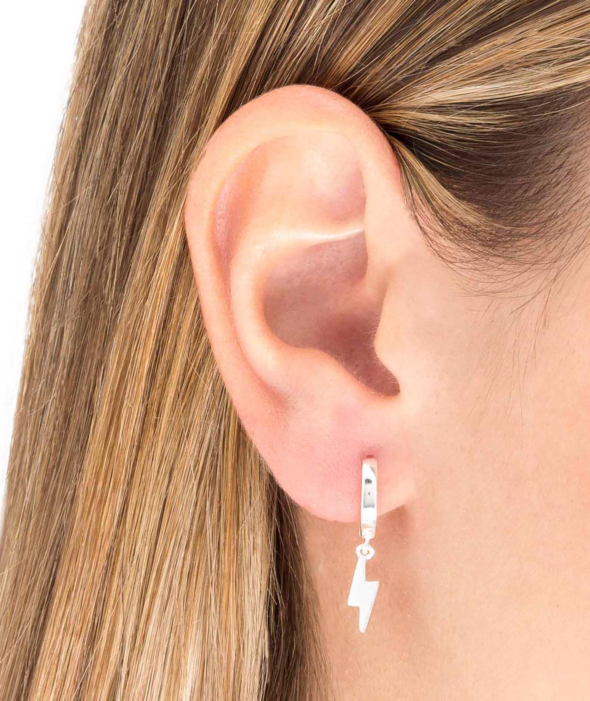 Earrings Articulated Hoop Ray