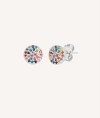 Earrings Round Multicolor