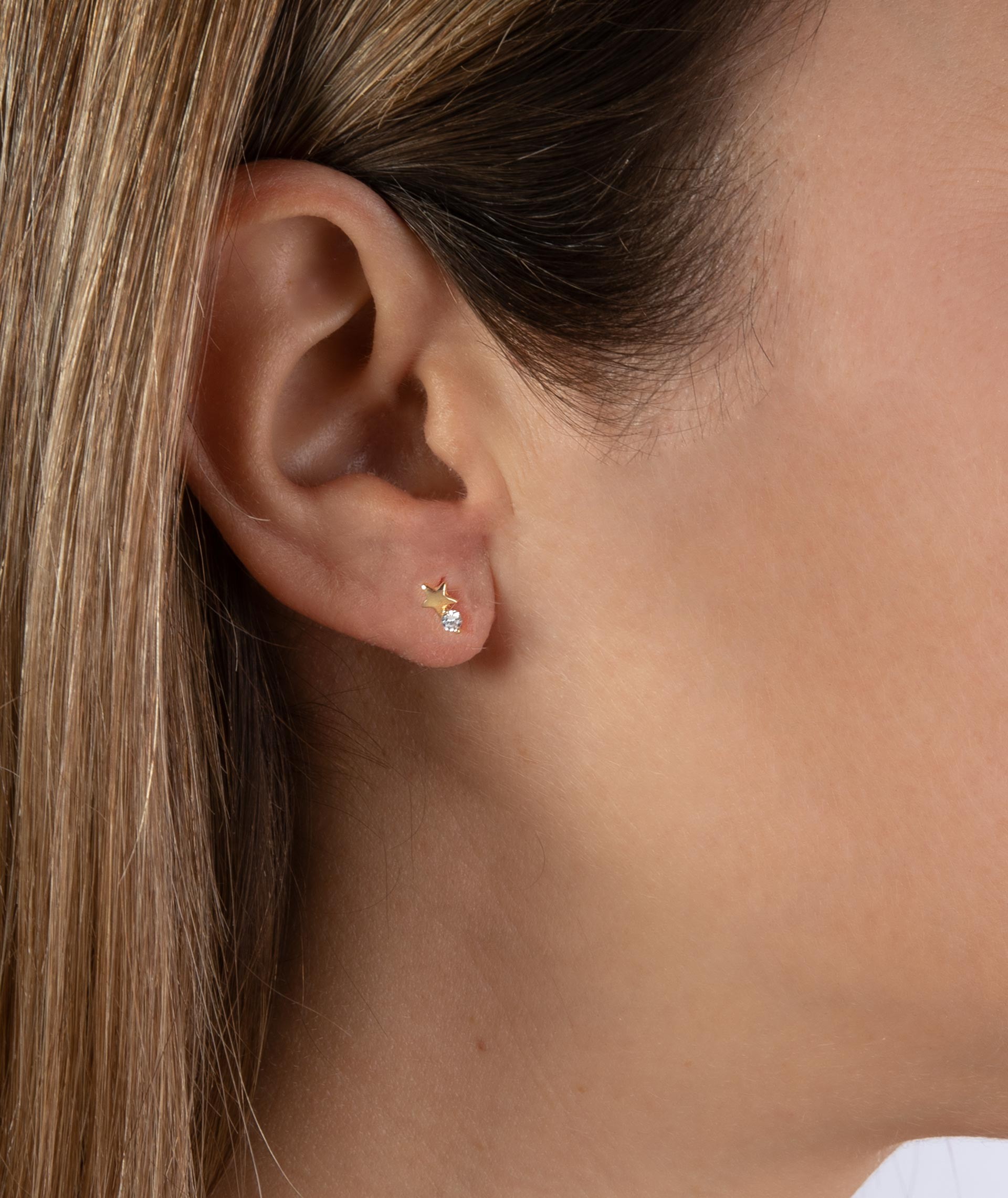 Earrings Baby Star Zirconia