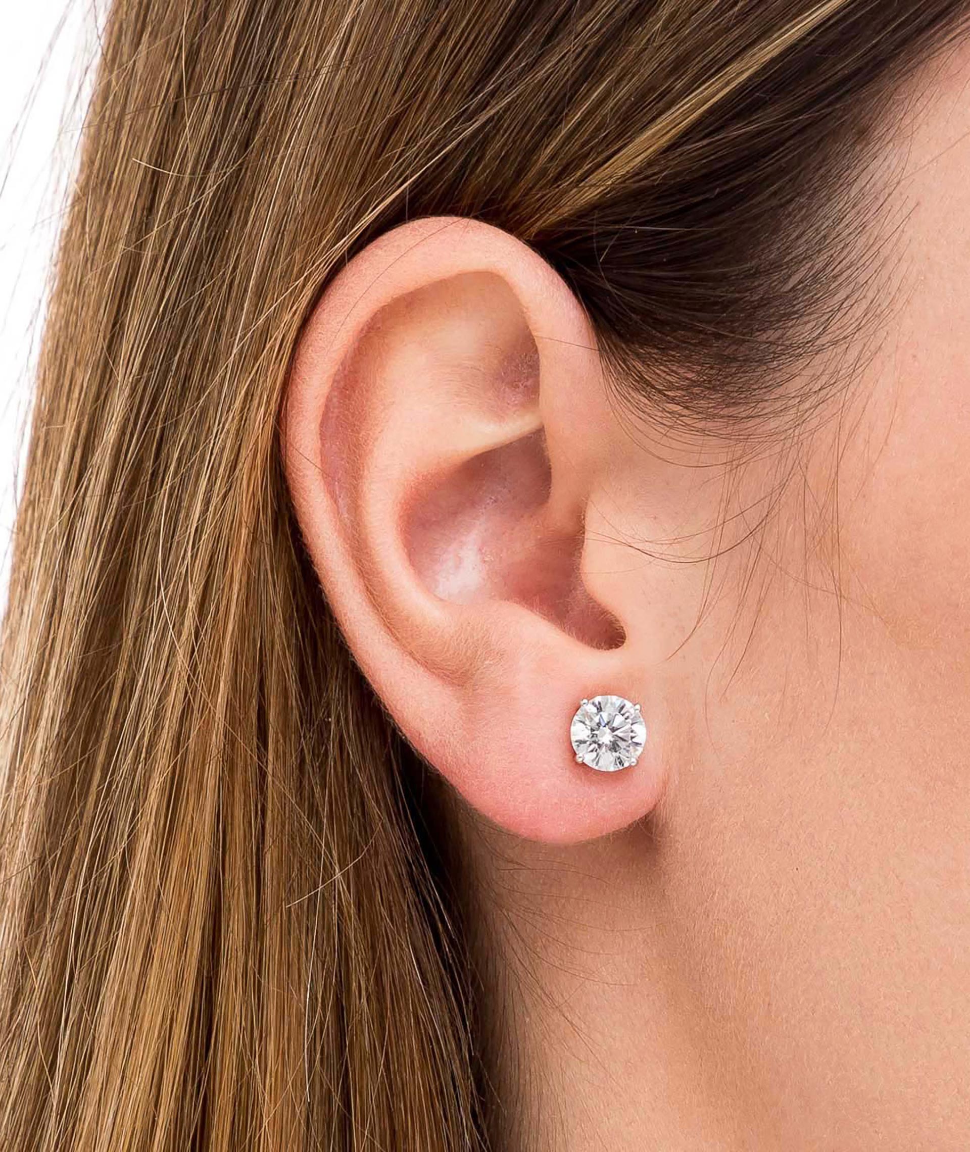 Earrings Zirconias 7mm