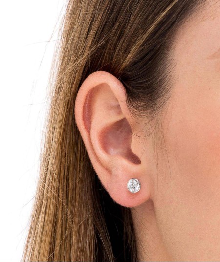 Earrings Zirconias 5mm