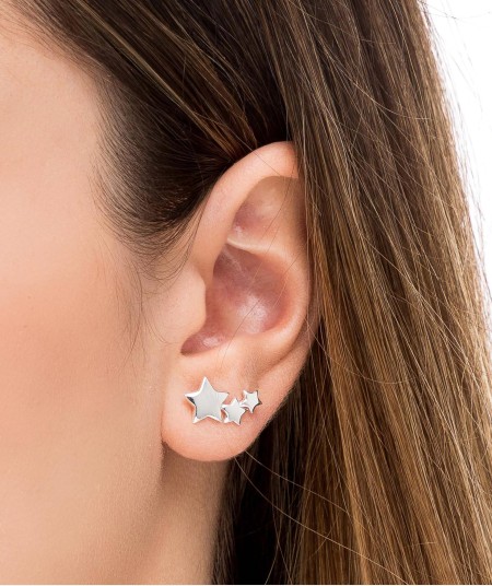 Earrings Three Stars