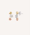 Earrings Tricolor Stars