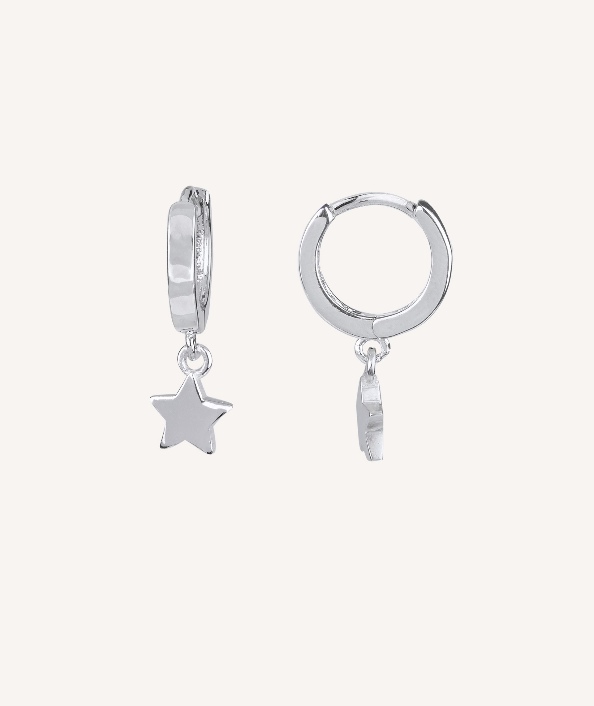 Earrings articulated double star