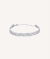 Bracelet Bonnie silver plated strips with circumlides