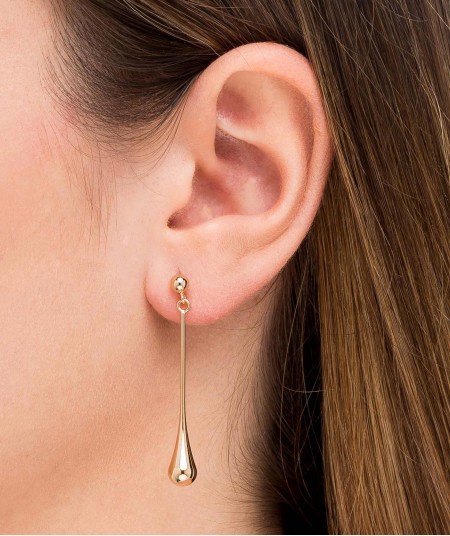 Long Gold Earrings drops S