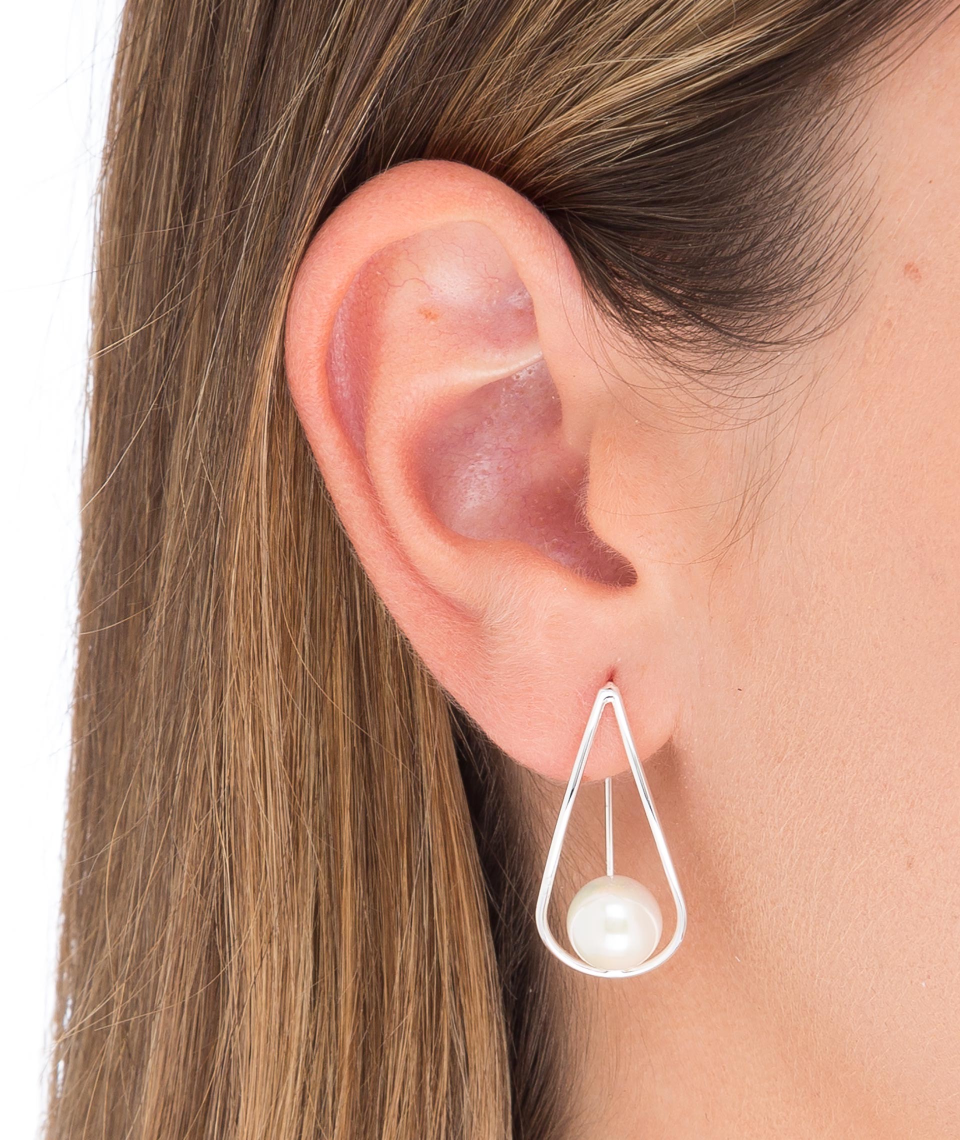 Earrings Iridescent Pearl