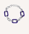 Bracelet Links Acetate Blue