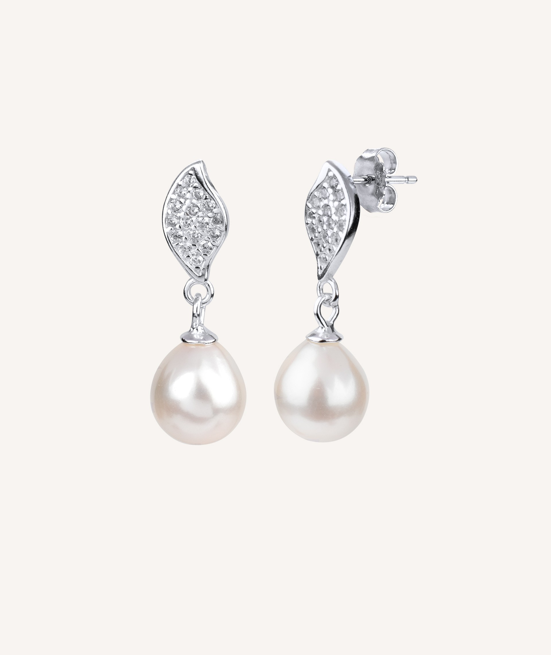Earrings Pearl Zirconias