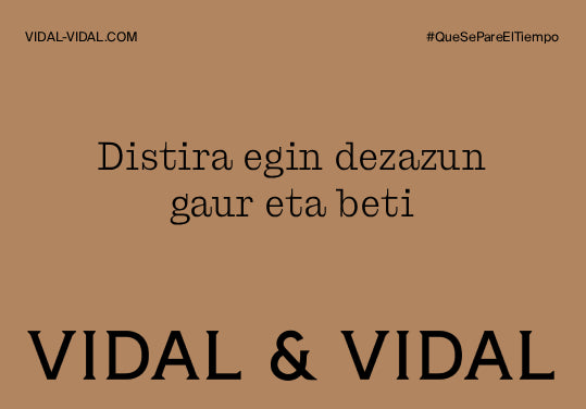 Distira egin dezazun