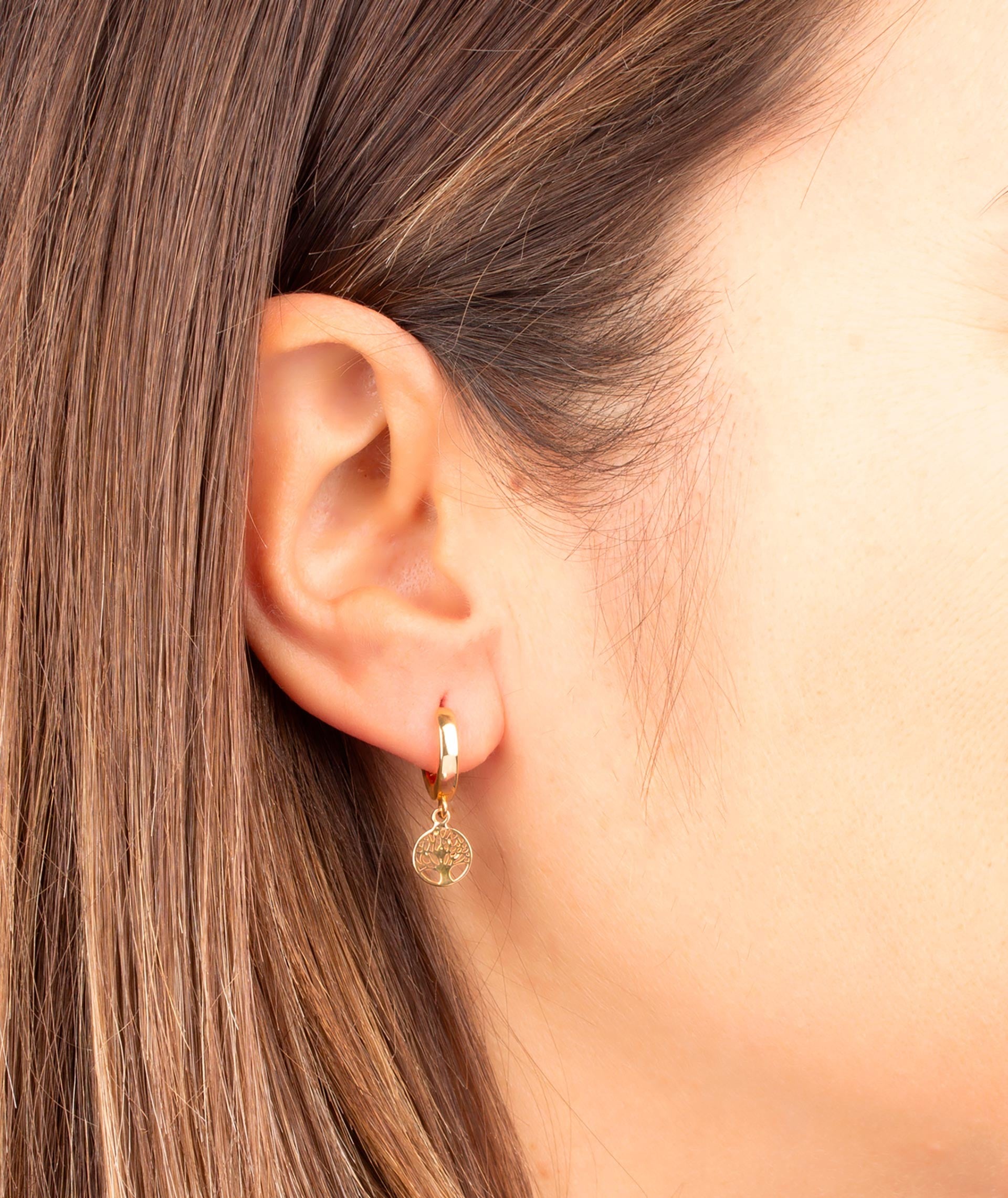 Pendientes Aro articulado árbol