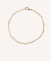 Pulsera Rosada perlas cultivadas