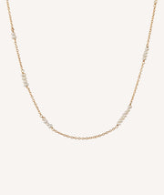 Collar Rosada perlas cultivadas