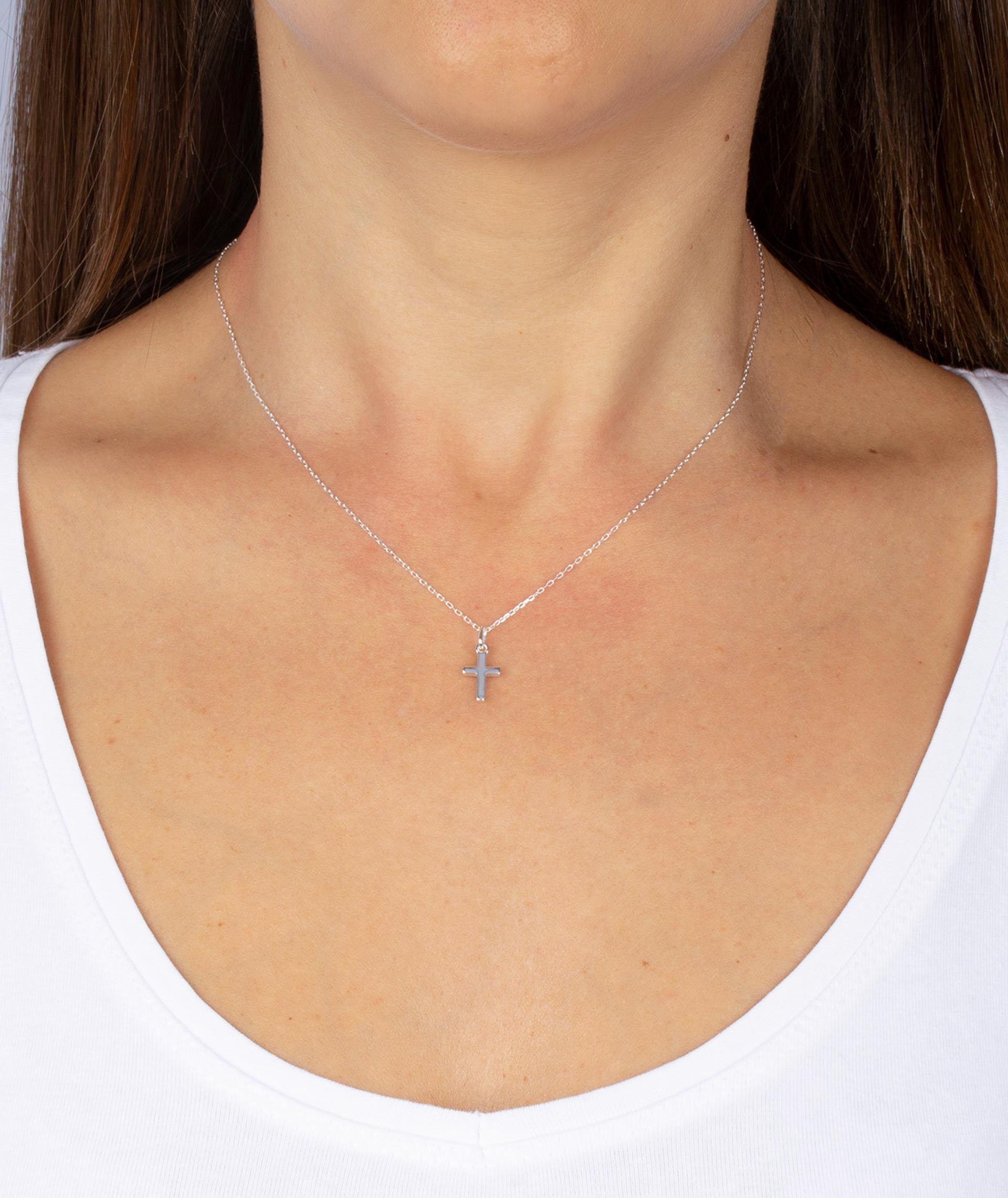 Colgante Cruz con Cadena