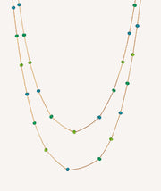 Collar Cristal Verde