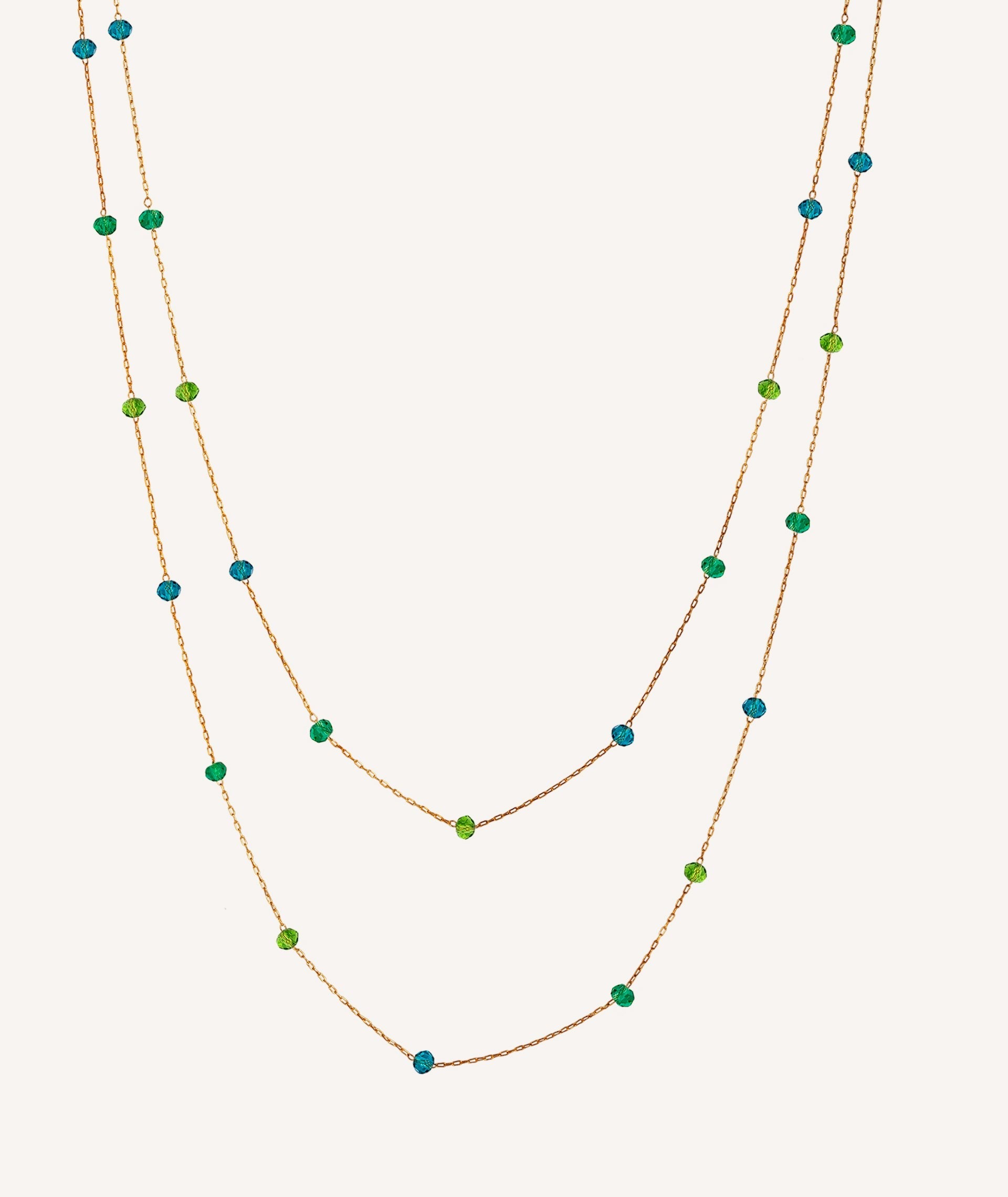 Collar Cristal Verde