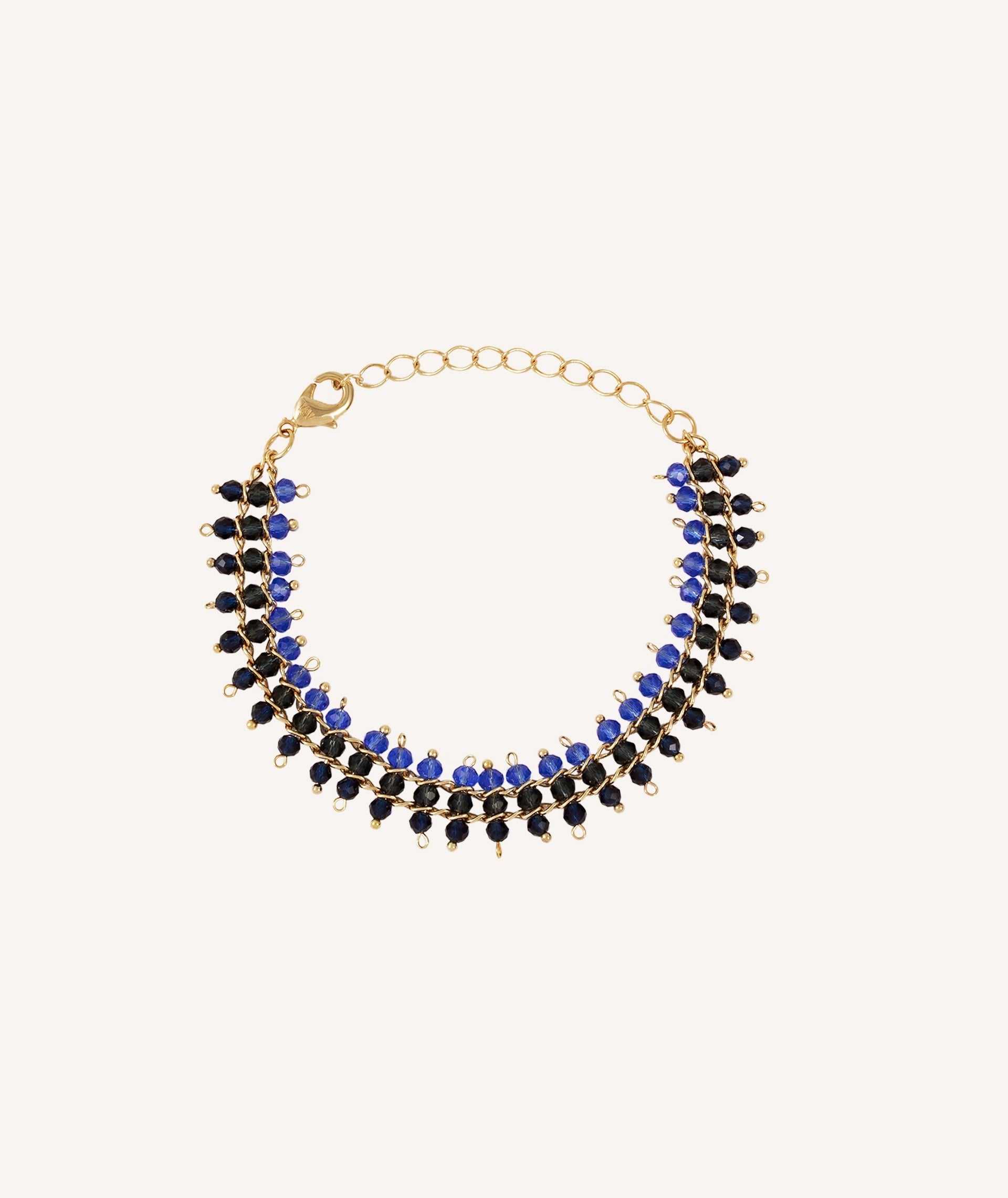 Pulsera Cristal Azul