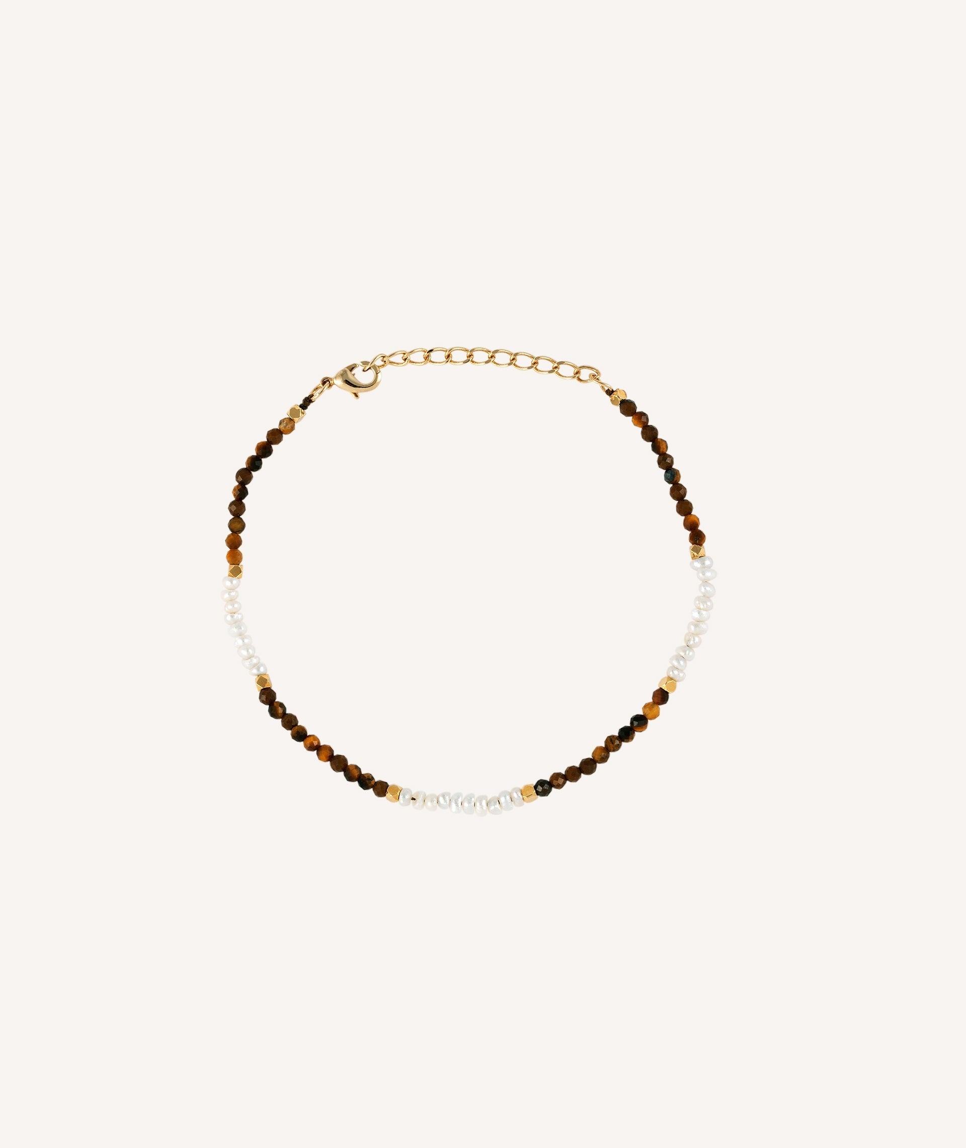 Pulsera Piedras Marrones