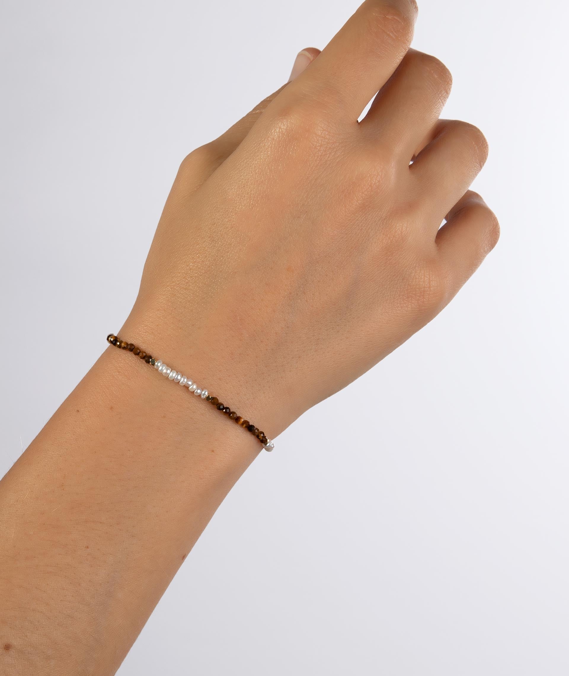 Pulsera Piedras Marrones