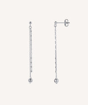 Pendientes Largos Bolita