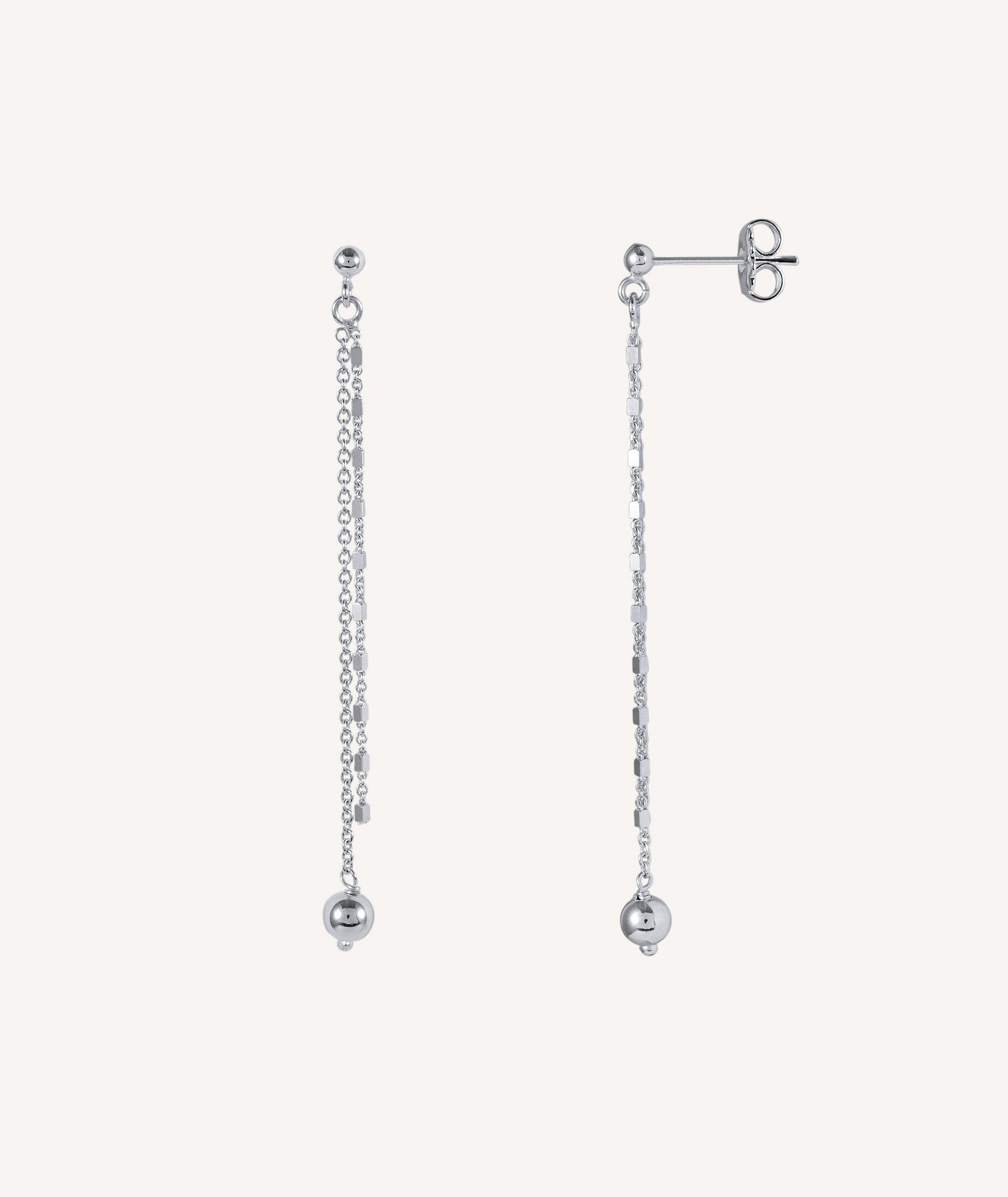 Pendientes Largos Bolita
