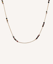 Collar con piedras tourmaline