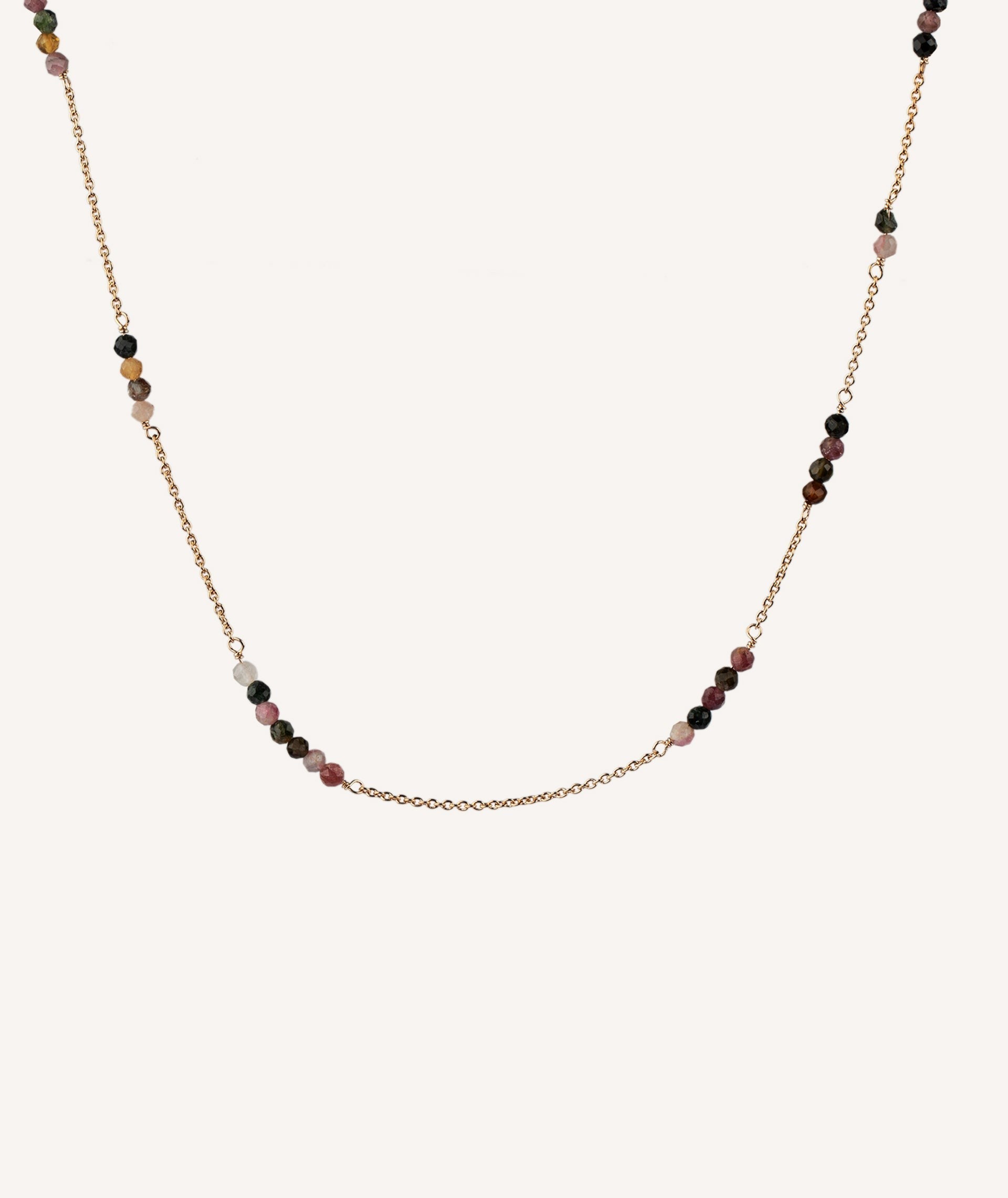 Collar con piedras tourmaline