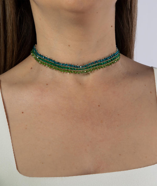 Choker Cristal Verde secundaria