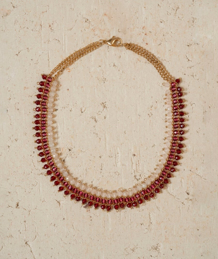 Choker Cristal Rosa
