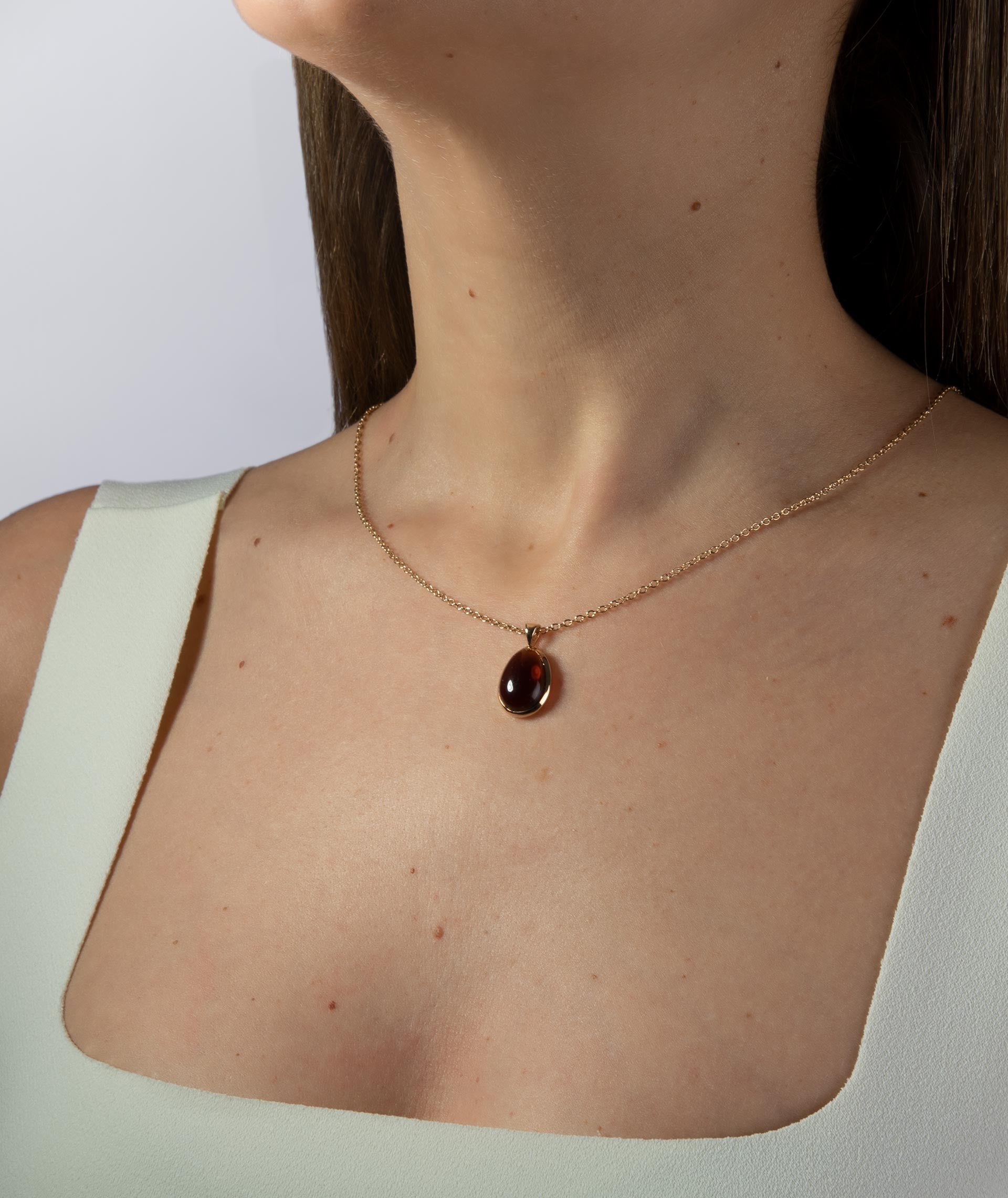 Colgante Piedra Marrón