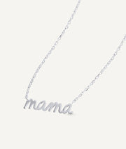 Collar Mamá colección Clasicos Plata Plata de primera Ley chapado Oro 18 Kt mamá