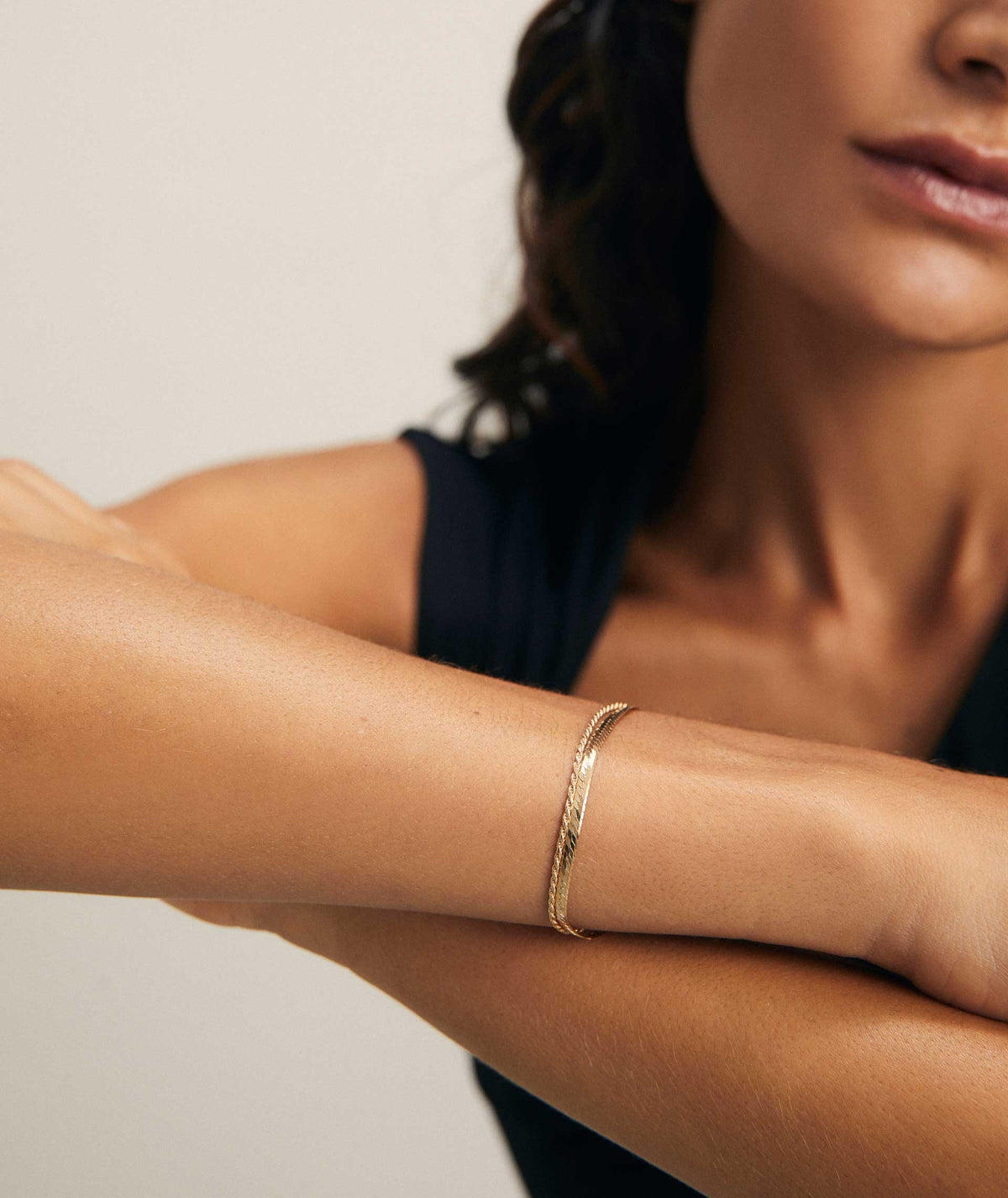 Pulsera Sweetest doble cadena