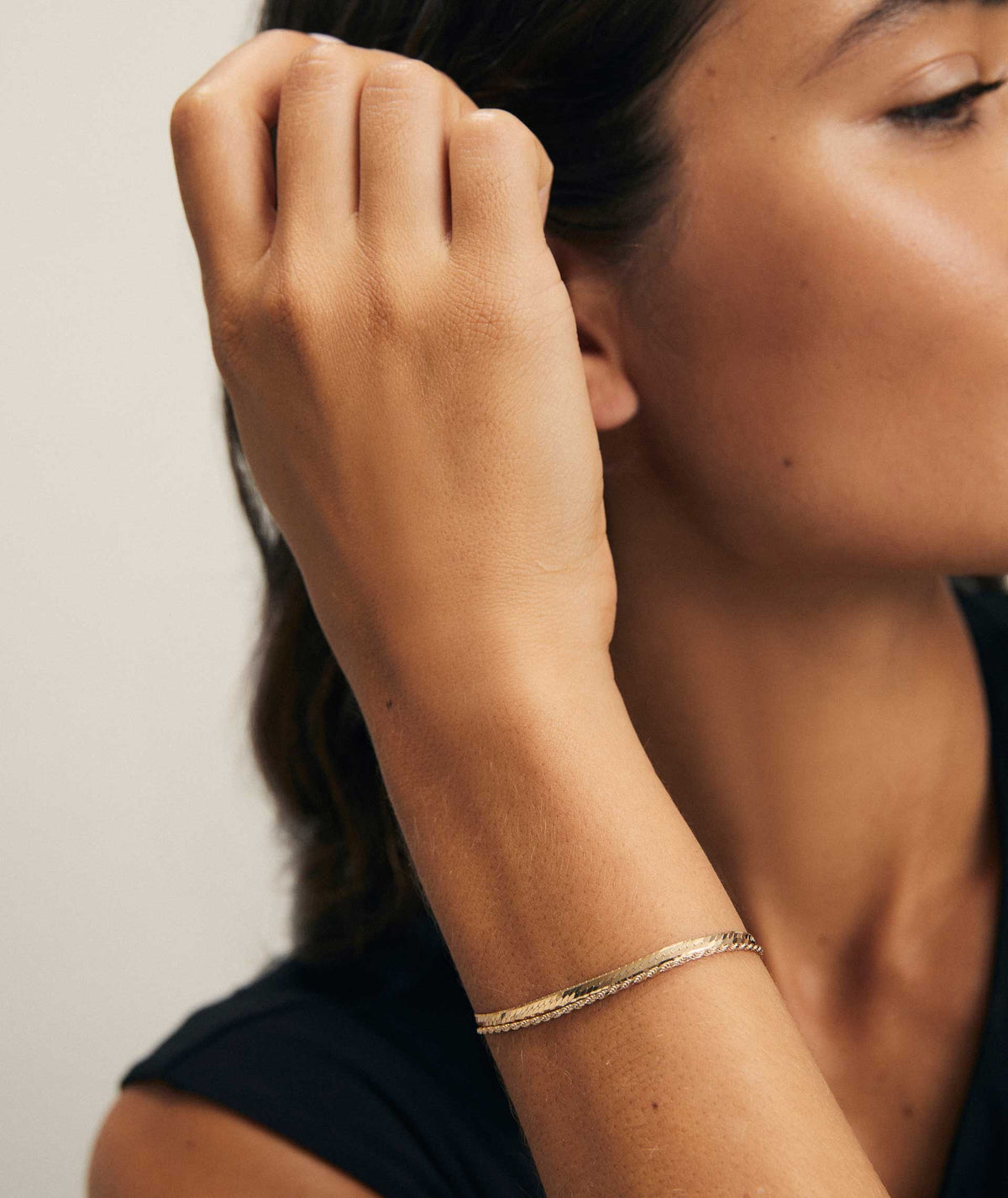 Pulsera Sweetest doble cadena