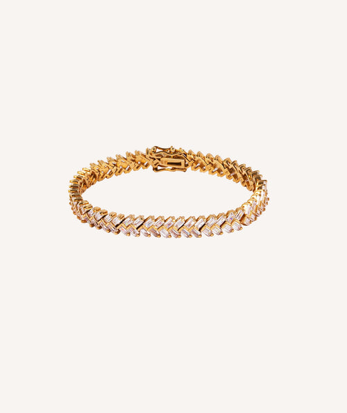 Pulsera Circonitas 2x3,5MM