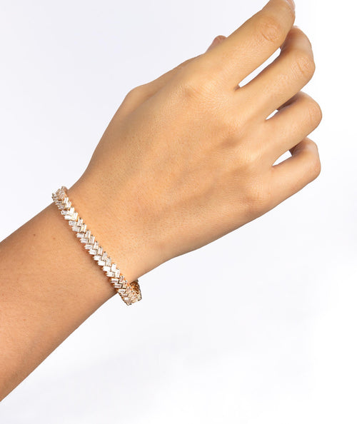 Pulsera Circonitas 2x3,5MM secundaria