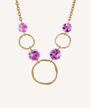Collar acetato Rosa
