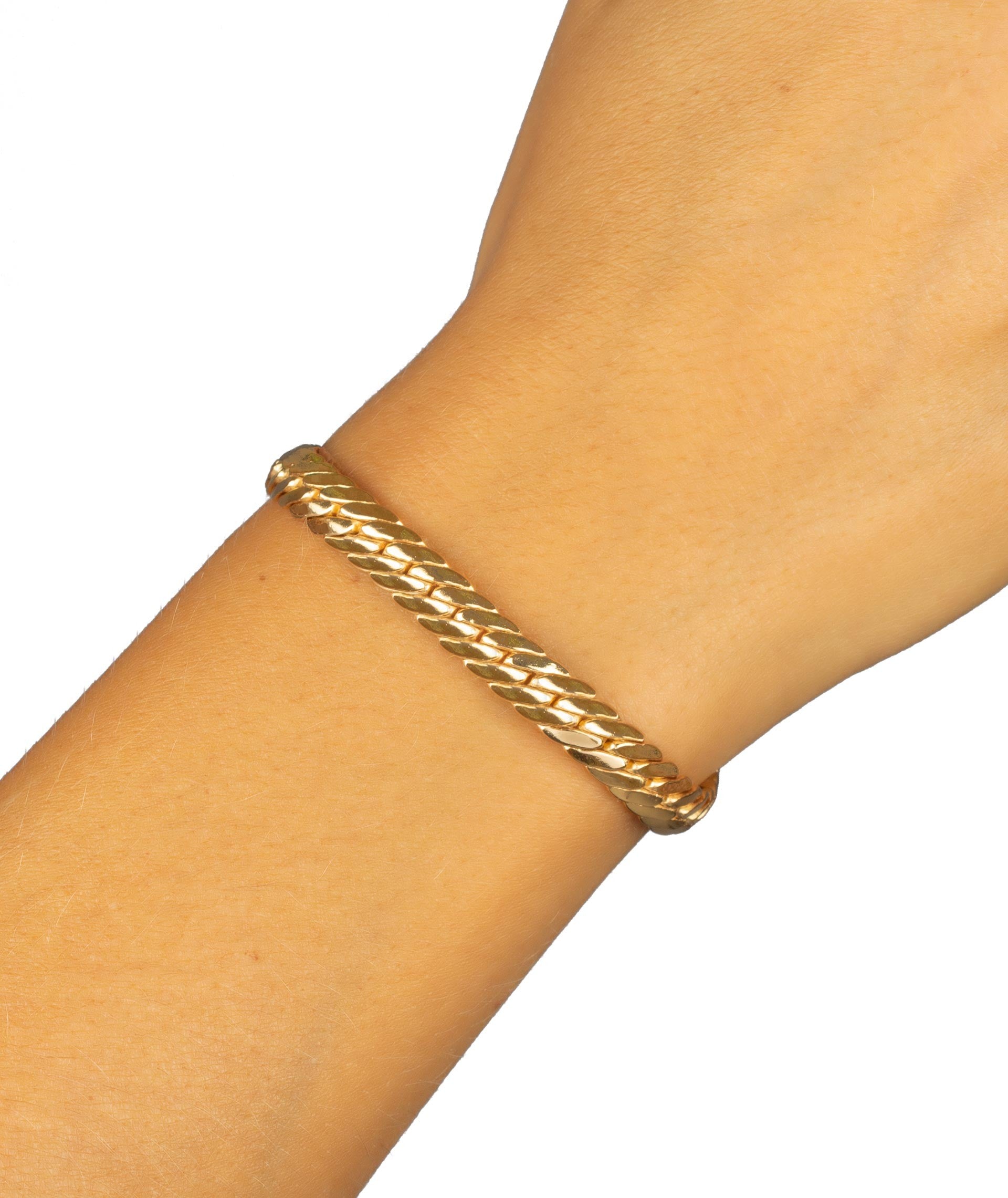 Pulsera Eslabones Planos