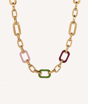 Necklace Gelato Multicolored acetate