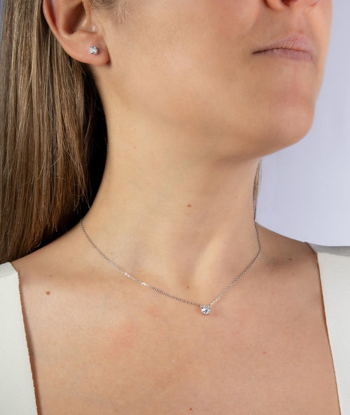 Set de Collar y Pendientes con Circonitas secundaria