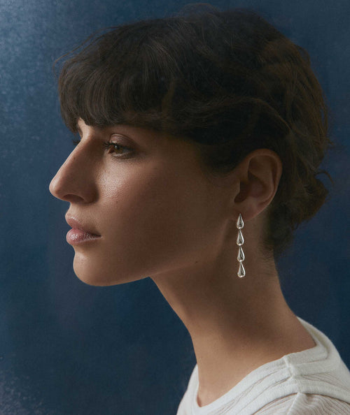 Earrings Maxi Drop Silver plated secundaria