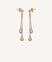 Pendientes largos y gotas