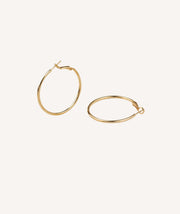 Pendientes Aro fino clip 40X2mm